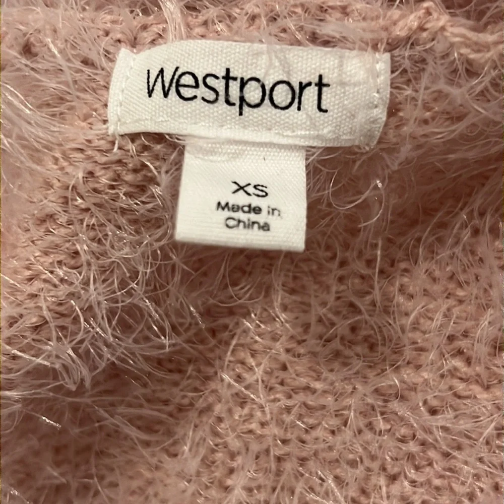 Dressbarn Westport Eyelash Open Cardigan